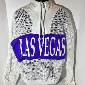 Vintage Las Vegas mesh pullover